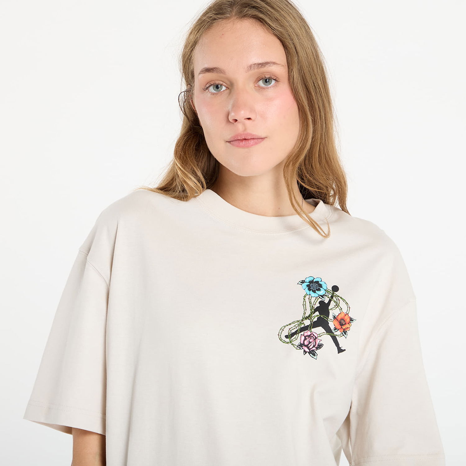 Tričko Jordan Jordan Flight Oversized Graphic T-Shirt Béžová | IH2382-104, 1