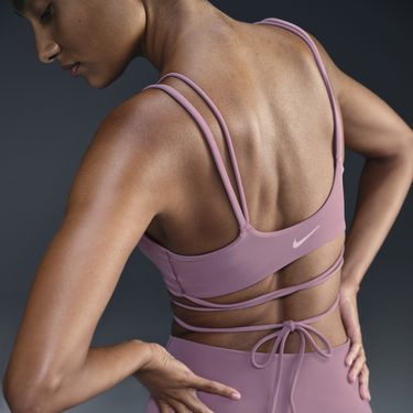 Podprsenka Nike Zenvy Strappy Wrap Sports Bra Fialová | FV6508-523, 2