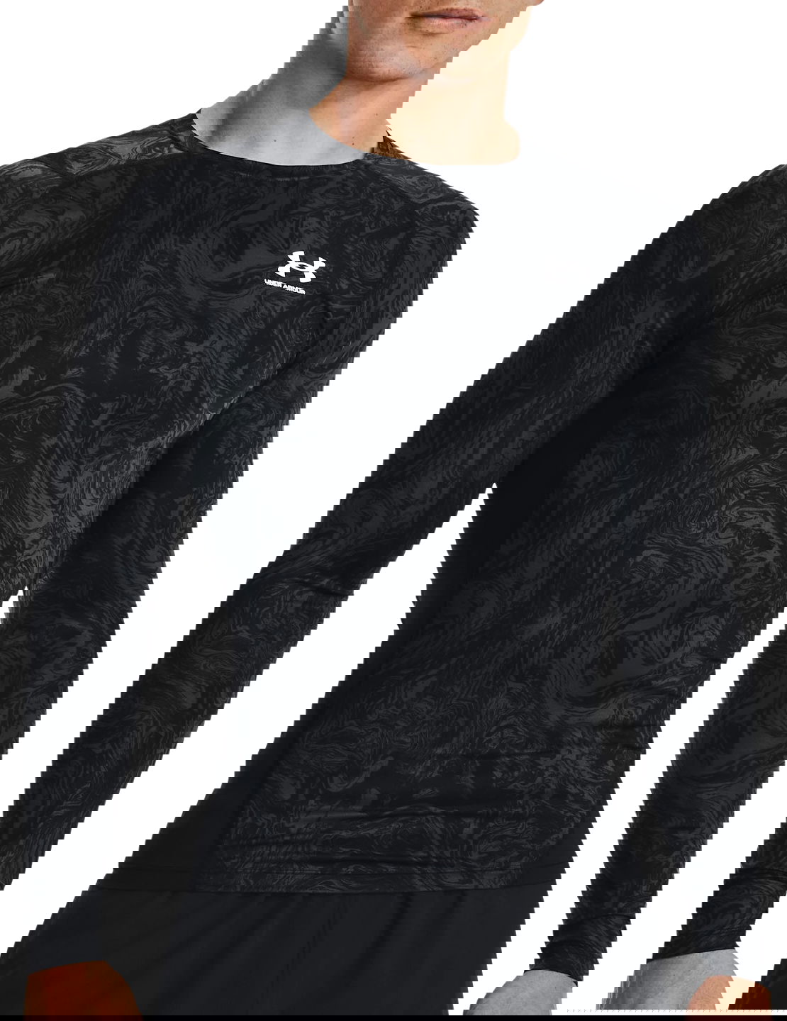 Tričko Under Armour Under Armour HeatGear® Compression Printed T-Shirt Čierna | 1370325-001, 0