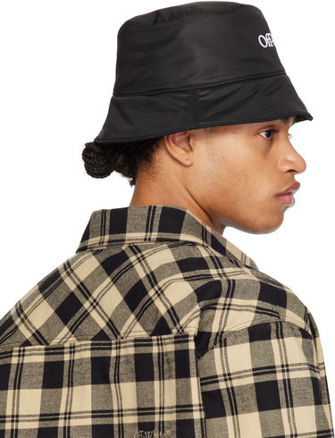 Klobúk Off-White Bookish Bucket Hat Čierna | OMLA034C99FAB0061001, 4