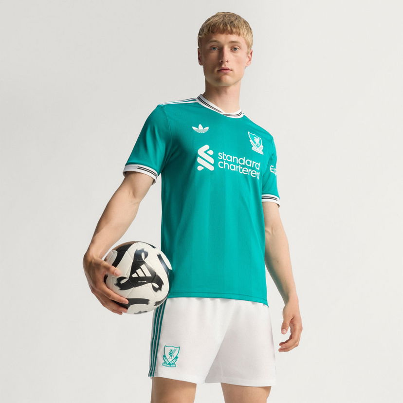 Dres adidas Performance Liverpool FC 25/26 Third Kit Tyrkysová | JV6427