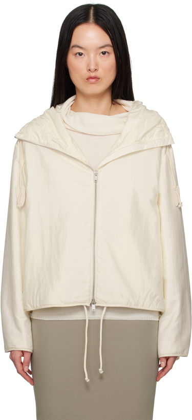 Vetrovka Jil Sander Jil Sander Padded Hooded Jacket Biela | J40SW0006_J70003, 0