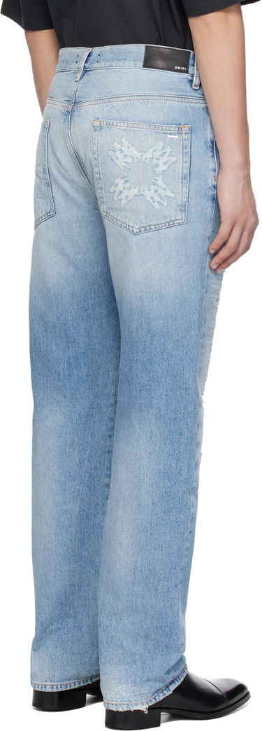 Džínsy AMIRI AMIRI 'MA' Quad Repaired Straight Jeans Modrá | AMDNGH1070, 2