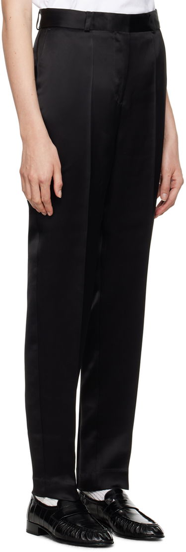 Nohavice TOTEME Low-Waist Satin Trousers Čierna | 244-WRB0228-FB0208, 1