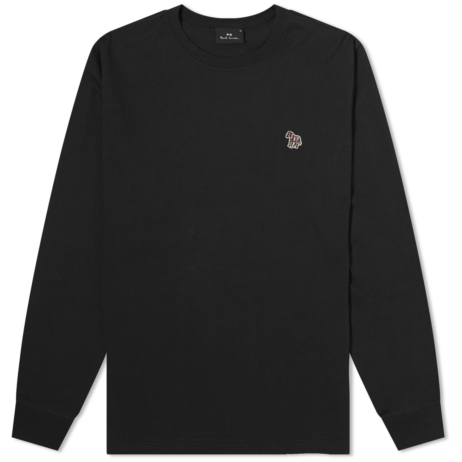 Tričko Paul Smith Paul Smith Zebra Logo Long Sleeve T-Shirt Čierna | M2R-828R-KZEBRA-79, 1