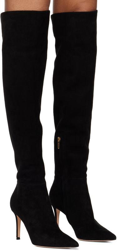 Tenisky a topánky Gianvito Rossi Jules Suede Tall Boots Čierna | G80222.85RIC.C45, 3