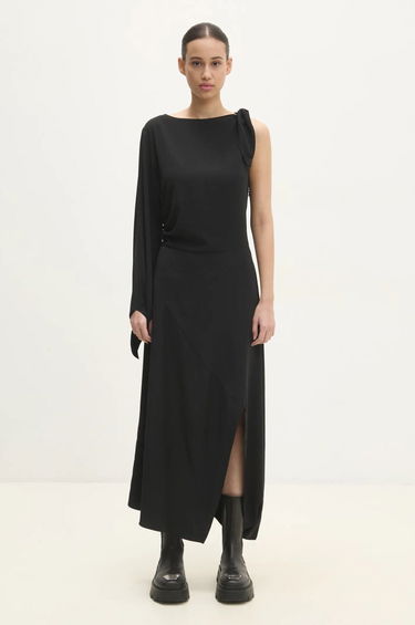 Šaty Samsoe Samsoe Samsoe Samsoe One-Sleeve Maxi Dress Čierna | F24400148, 0