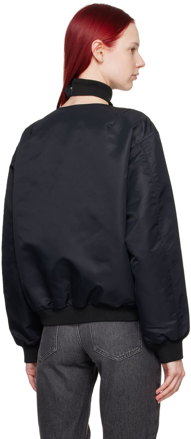 Cut-Out Bomber Jacket