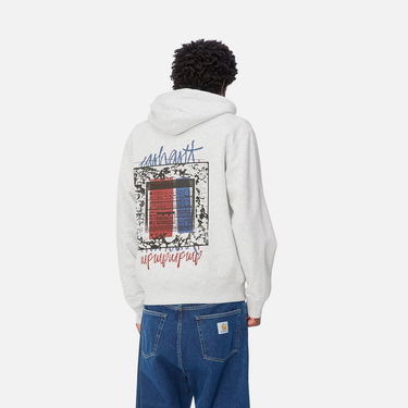 Mikina Carhartt WIP Hooded Sweatshirt Stereo Šedá | I033624_9, 1