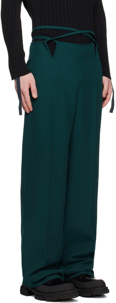 Nohavice Dion Lee V-Wire Detail Tailored Trousers Čierna | C2104R23, 4