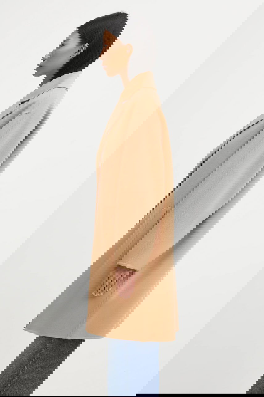 Kabáty MAISON KITSUNÉ Maison Kitsuné Doubleface Coat Béžová | PW02211WQ4067, 1