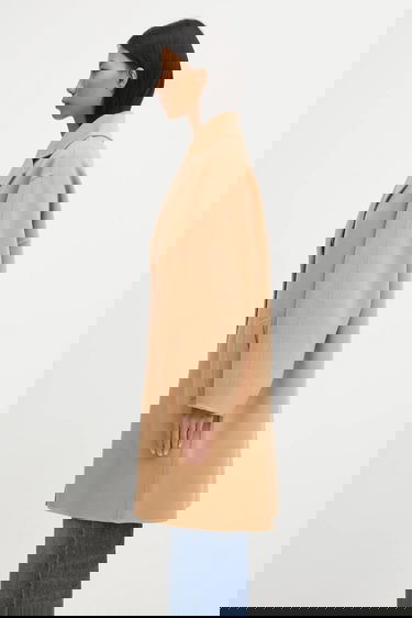 Kabáty MAISON KITSUNÉ Maison Kitsuné Doubleface Coat Béžová | PW02211WQ4067, 1