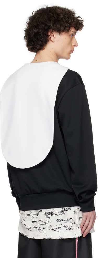 Mikina Comme des Garçons Homme Plus Smooth Thick Quarter Zip Sweatshirt Čierna | PO-T032-051, 2