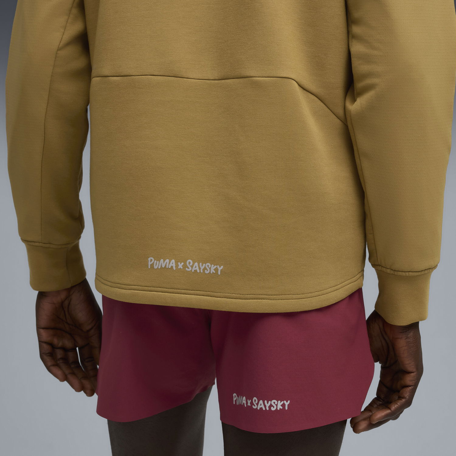 Bunda Puma PUMA x SAYSKY Hooded Half-Zip Anorak Hnedá | 527556_69, 1