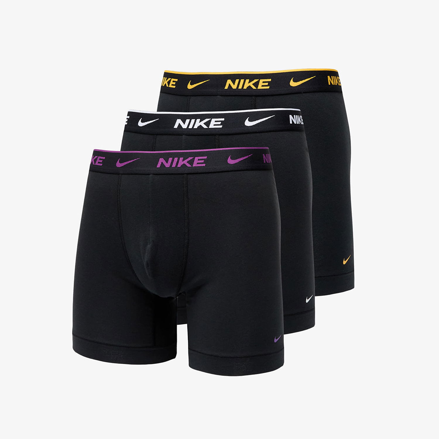 Boxerky Nike DRI-FIT Everyday Cotton Stretch Boxer Brief 3-Pack Čierna | 0000KE1007-FA9, 0