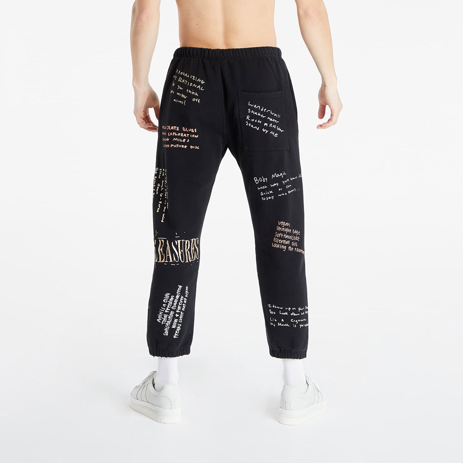 Tepláky Pleasures Remote Sweat Pant Čierna | P21W026 Black, 1