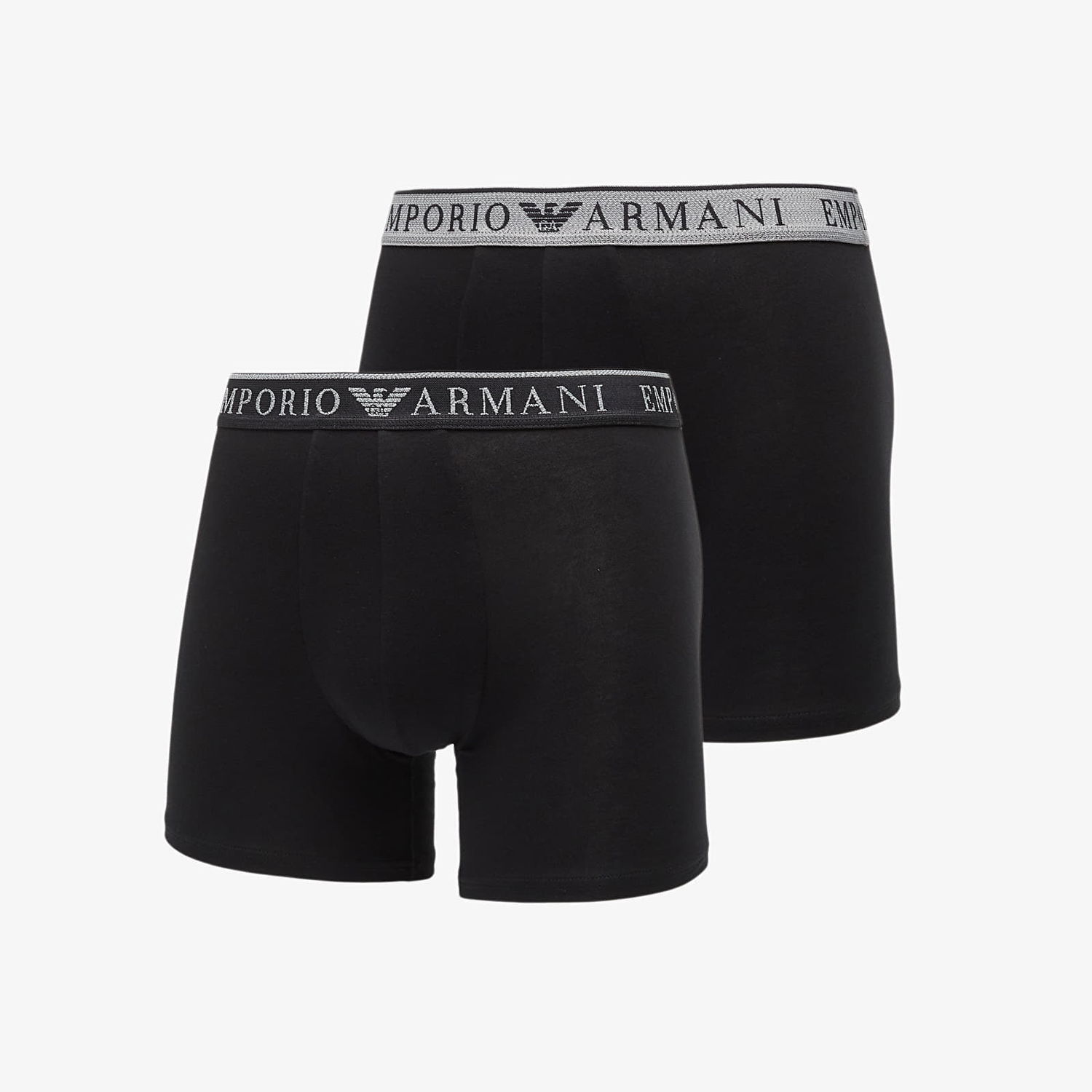 Boxerky Emporio Armani EA7 Bottom Trunk 2-Pack Black/ Black Čierna | EM000255AF10776MC108, 0