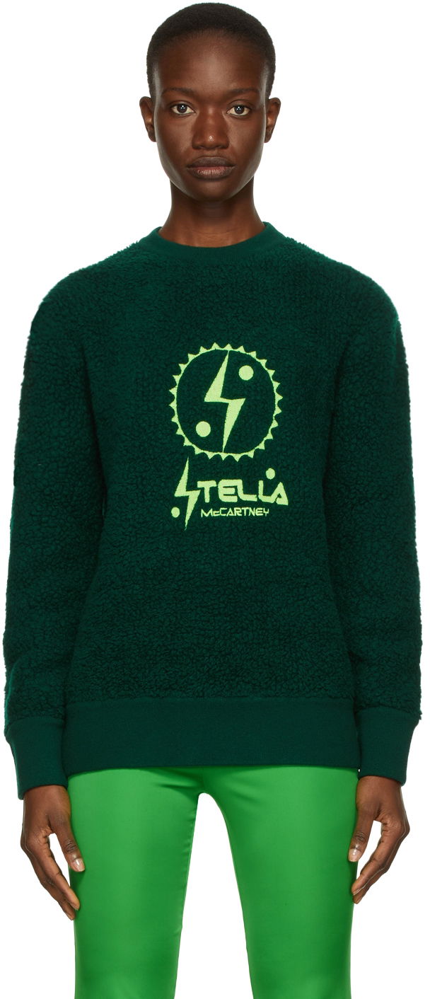 Mikina Stella McCartney Designer Logo Edition Sweatshirt Zelené | 604103S7242, 0