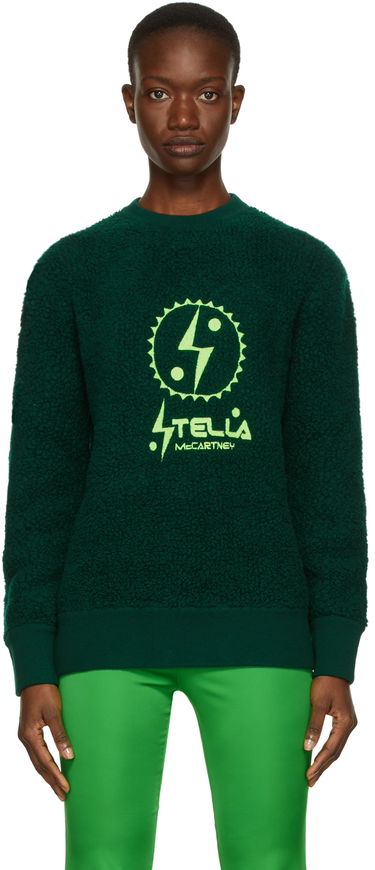 Mikina Stella McCartney Designer Logo Edition Sweatshirt Zelené | 604103S7242, 0