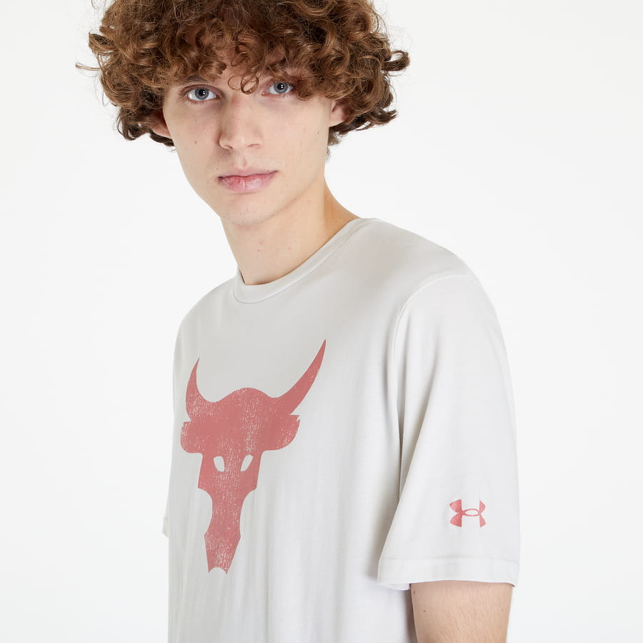 Tričko Under Armour Project Rock Brahma Bull SS Summit Biela | 1361733-110, 0