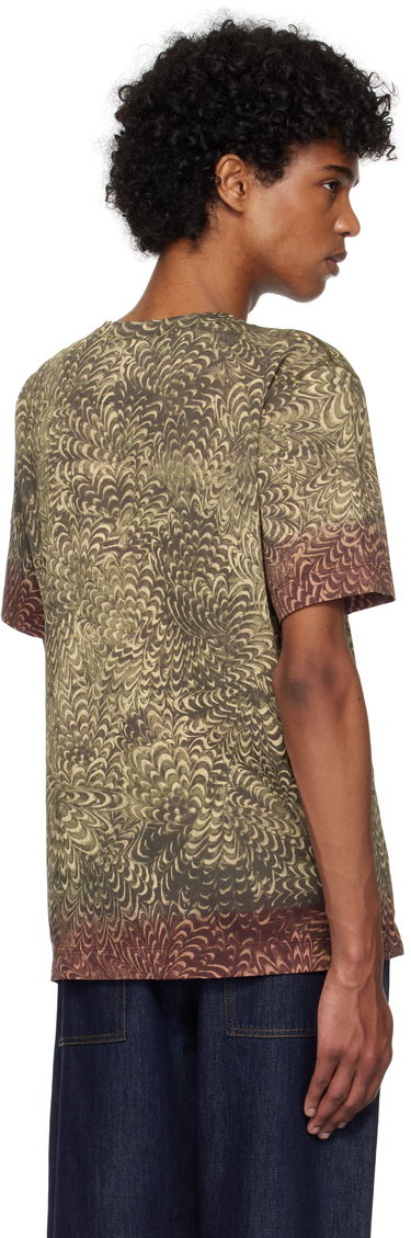 Tričko Dries Van Noten Dries Van Noten Printed Cotton T-Shirt Zelené | 251-021145-1609, 2