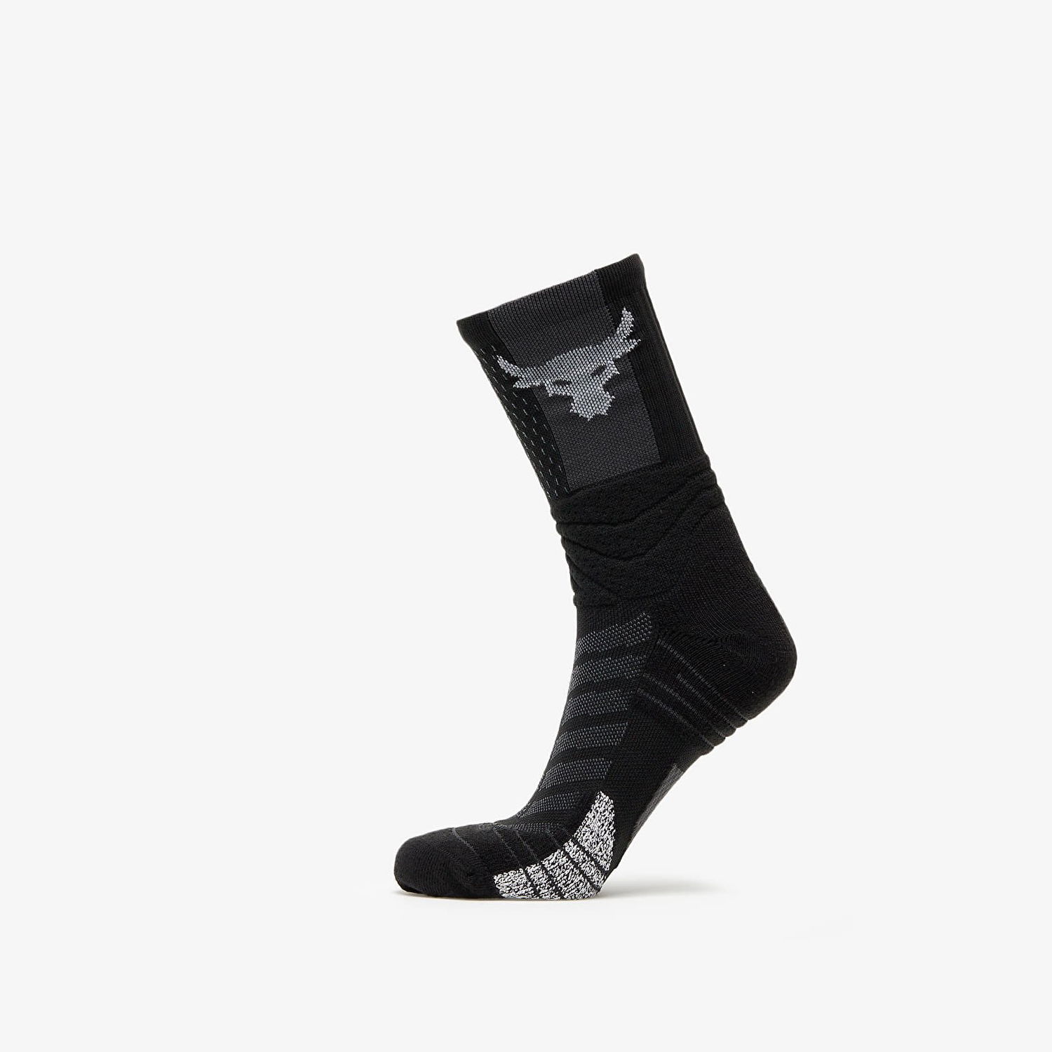 Spodná bielizeň a ponožky Under Armour Project Rock Playmaker Sock Čierna | 1362566-004, 0
