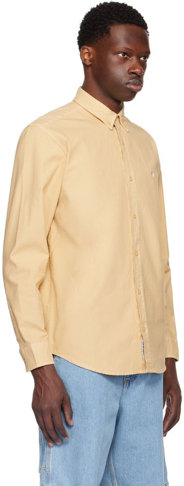 Košeľa Carhartt WIP Bolton Garment Dyed Shirt Modrá | I030238, 1