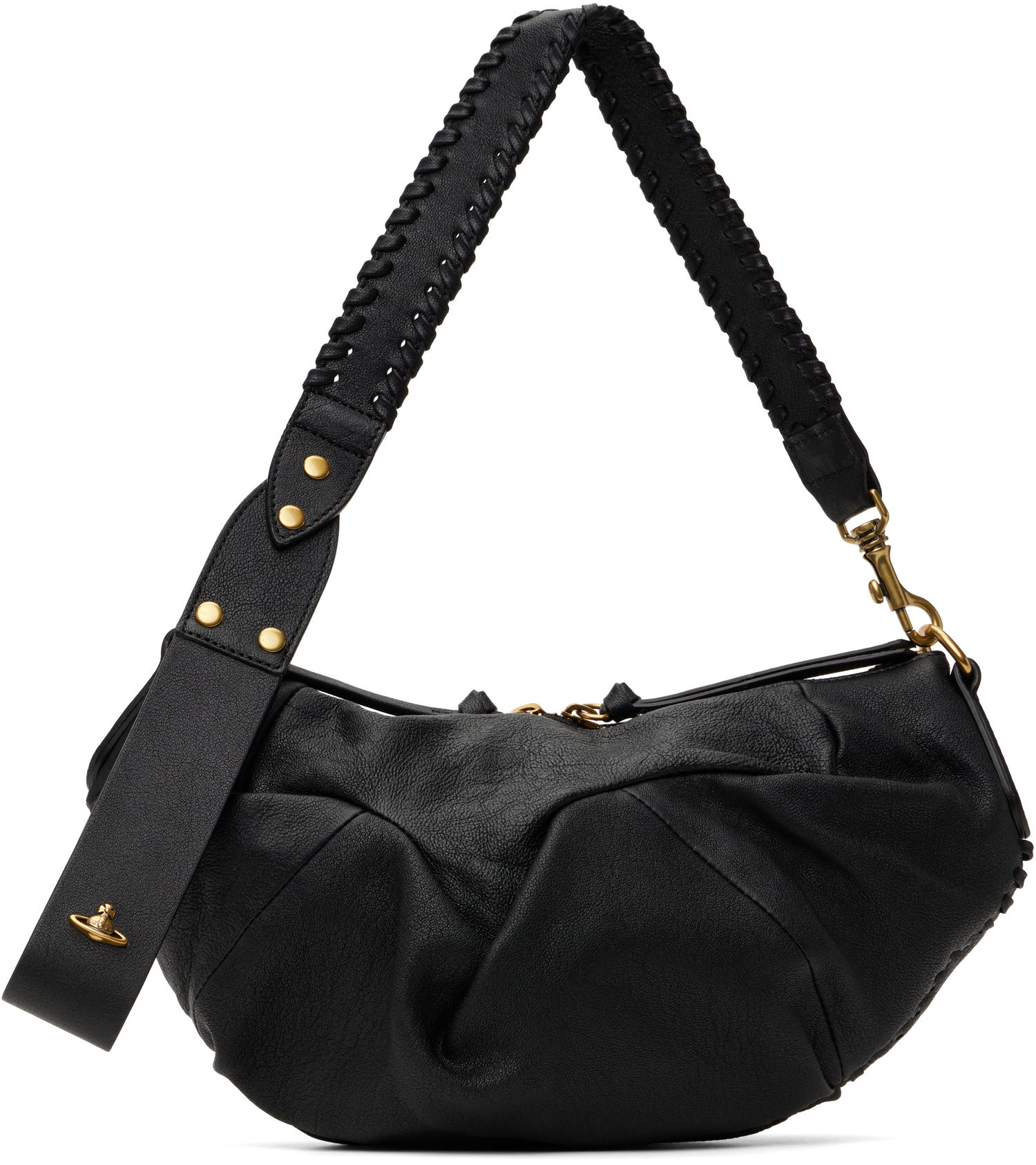 Taška cez rameno Vivienne Westwood Vivienne Westwood Small Agnes Shoulder Bag Čierna | 46030009W-L0082-, 0