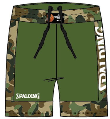 Šortky Spalding Spalding Reversible Shorts Zelené | 40221208-camokhaki, 1