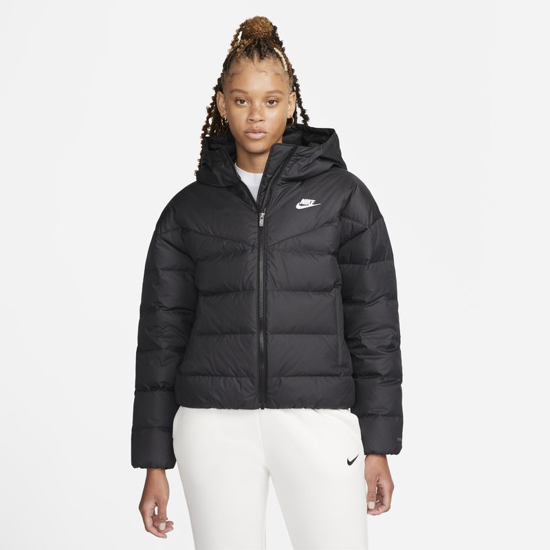 Bunda Nike Sportswear Storm-FIT Windrunner Down Hooded Jacket Čierna | DQ5903-010, 0