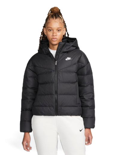 Bunda Nike Sportswear Storm-FIT Windrunner Down Hooded Jacket Čierna | DQ5903-010