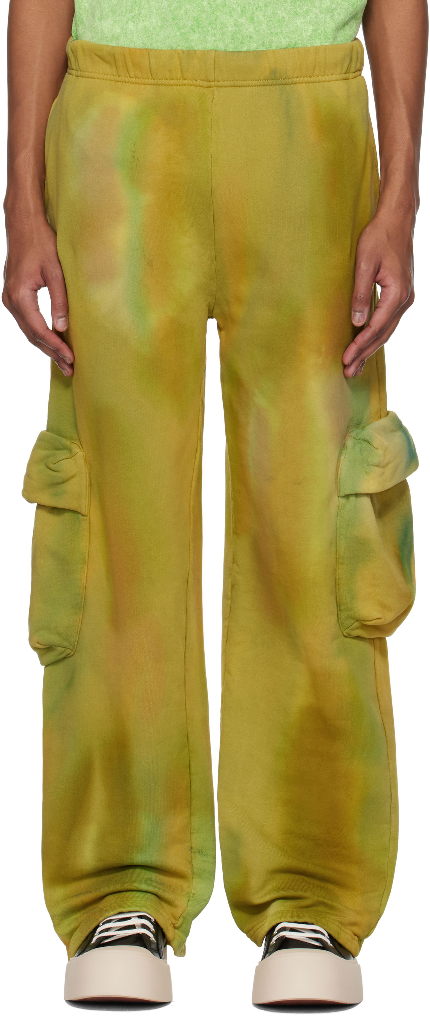 Tepláky Collina Strada Collina Strada Deadstock Cotton Cargo Sweatpants Žltá | XX6014, 0
