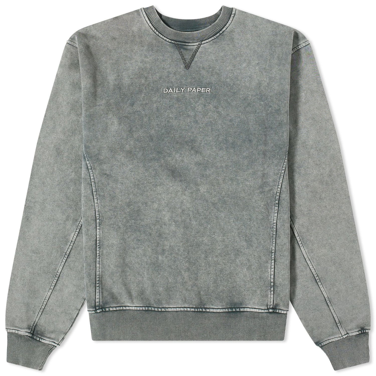 Sveter DAILY PAPER Roshon Overdyed Crew Sweater Šedá | 2321089, 0