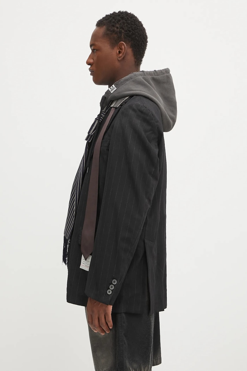 Bunda Maison MIHARA YASUHIRO Maison MIHARA YASUHIRO Triple Layered Jacket Čierna | A14JK031, 1