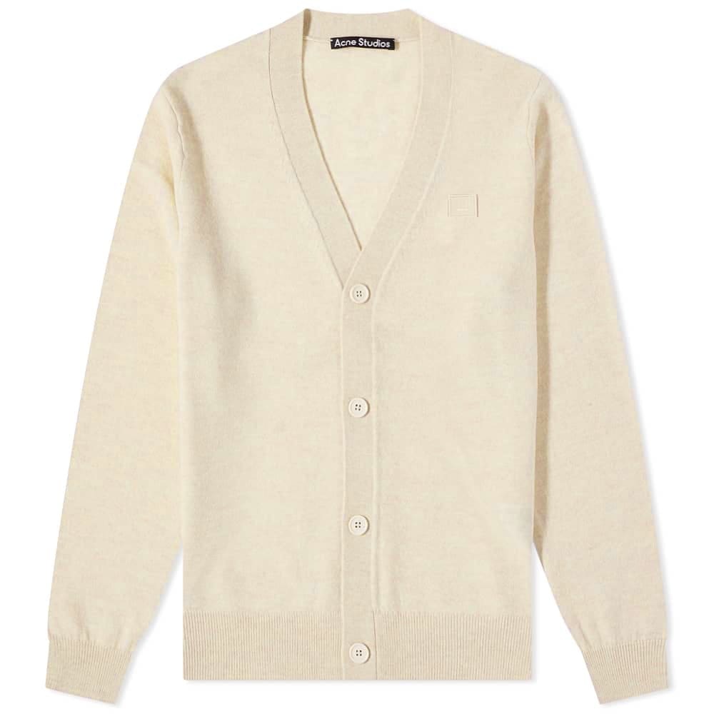 Sveter Acne Studios Keve Face Cardigan Béžová | C60038-633, 0