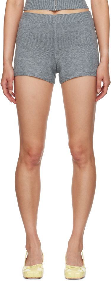 Šortky GUIZIO Guizio Calesia Knit Shorts Šedá | F24202S047, 0