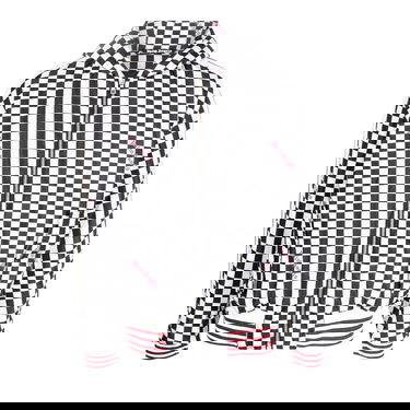 Mikina Palm Angels Damier Puffed Hoodie Jacket Šedá | PMEA225F22FAB0011025, 1