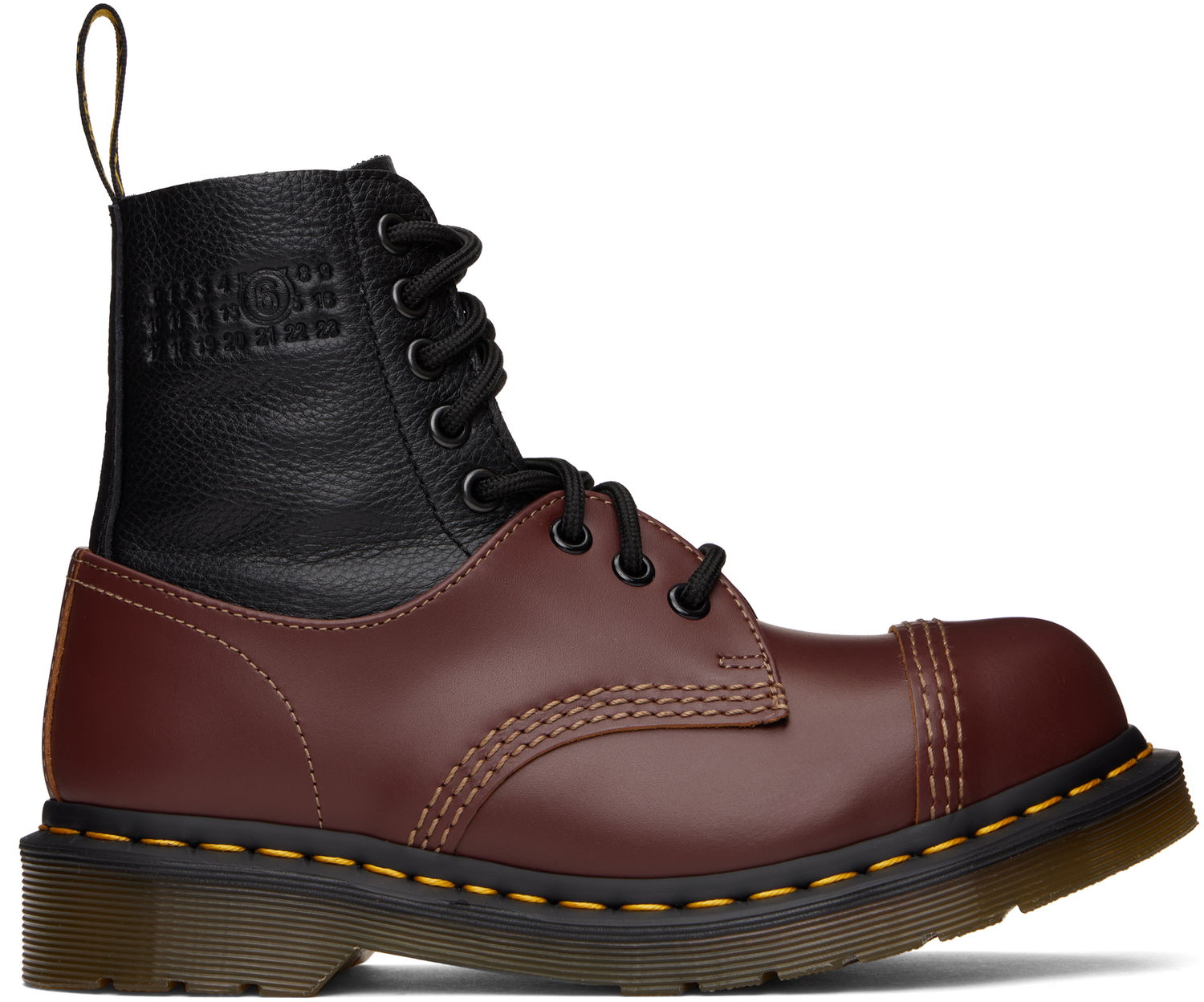 Doplnky Maison Margiela MM6 Maison Margiela x Dr. Martens 1460 Twist ST Boots Vínová | S66WU0125 P8029, 0