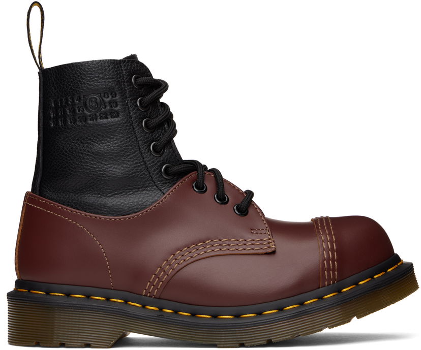 Doplnky Maison Margiela MM6 Maison Margiela x Dr. Martens 1460 Twist ST Boots Vínová | S66WU0125 P8029