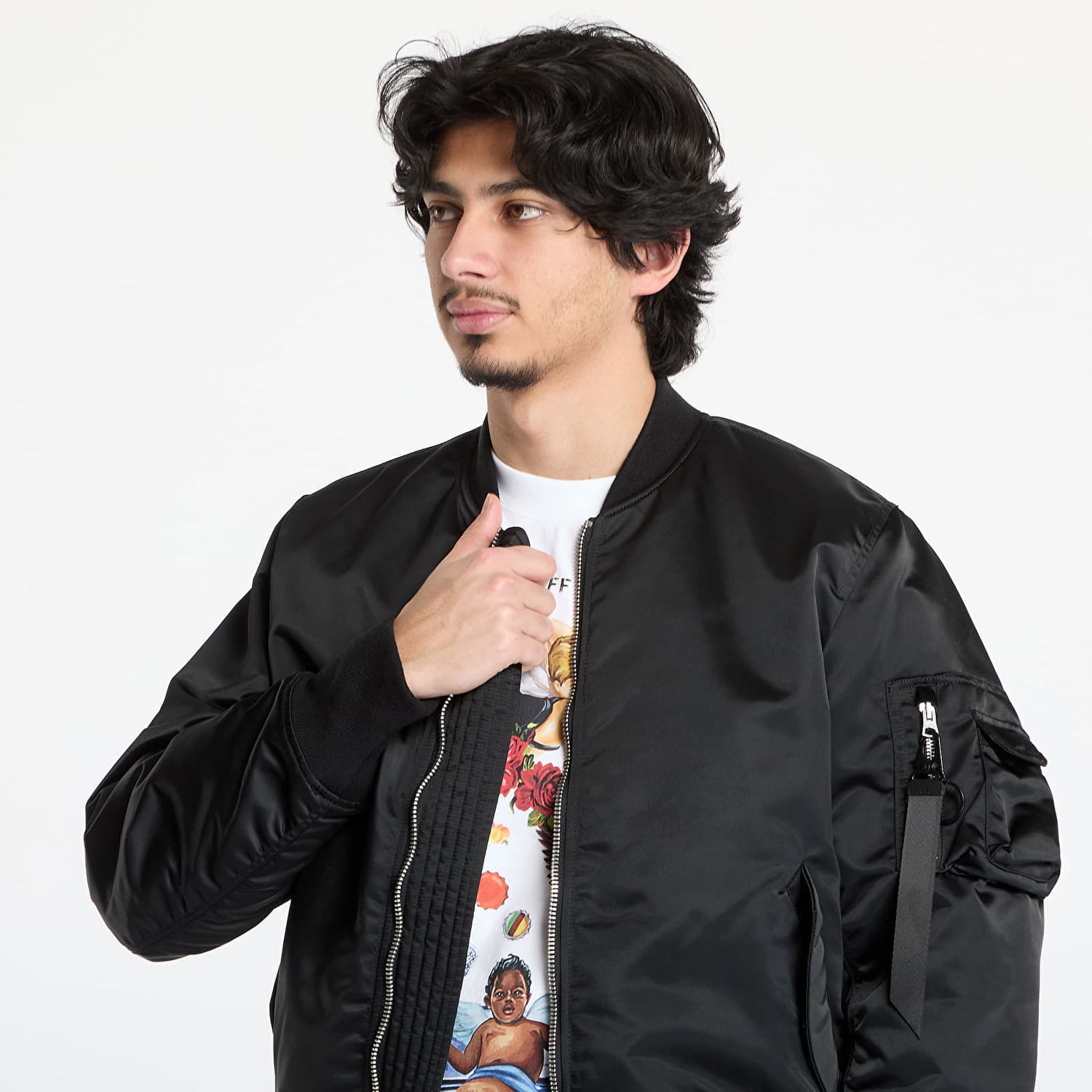 Bomber bunda Alpha Industries MA-1 Flight Jacket Čierna | 756111-03, 1
