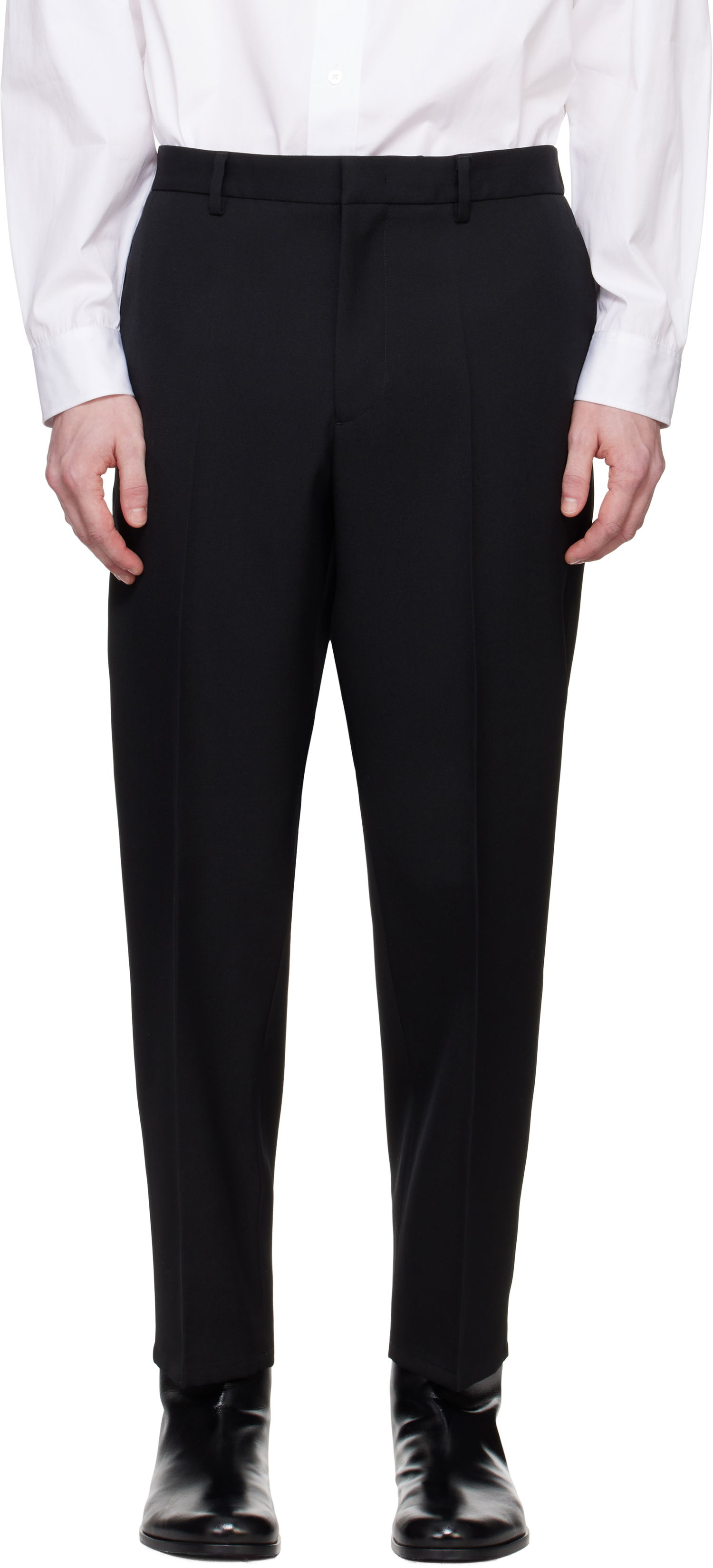 Nohavice Jil Sander Jil Sander Tapered Trousers Čierna | J21KA0011_J40002, 0