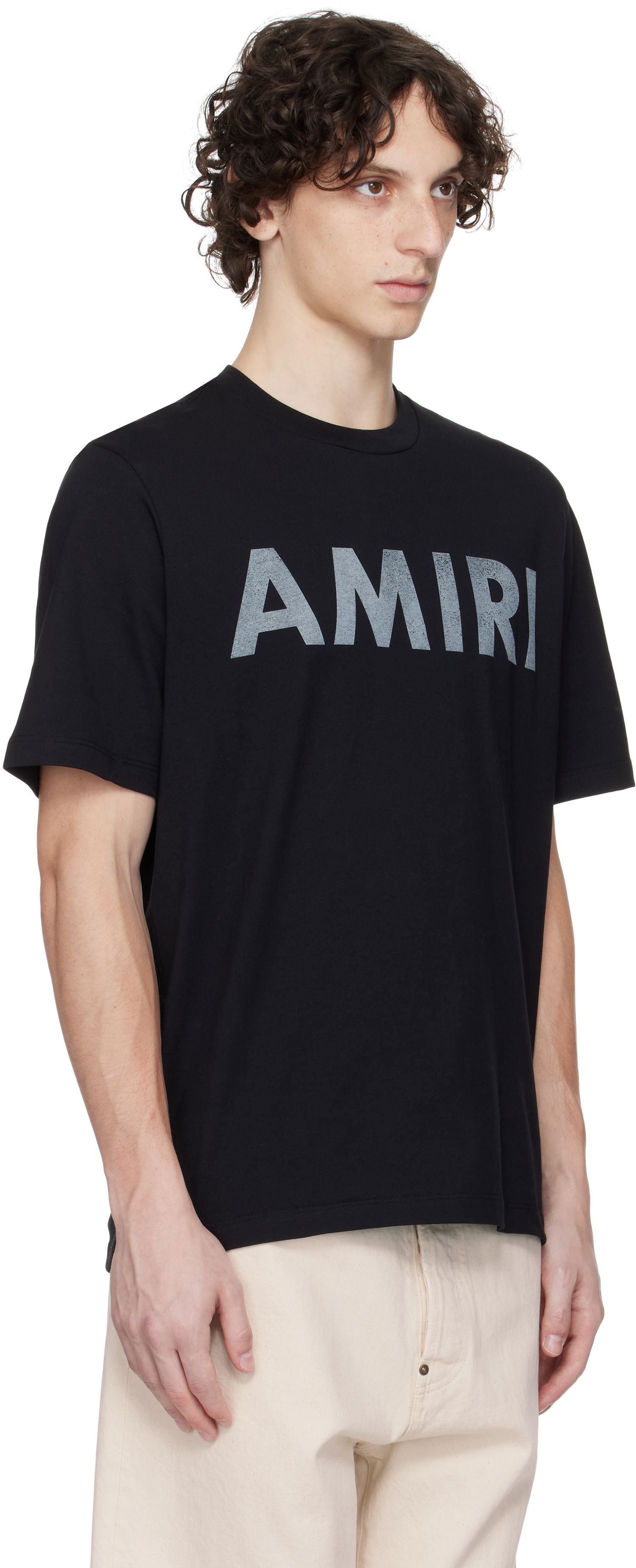 Tričko AMIRI Amiri Stencil T-Shirt Čierna | AMJYTE1214, 1
