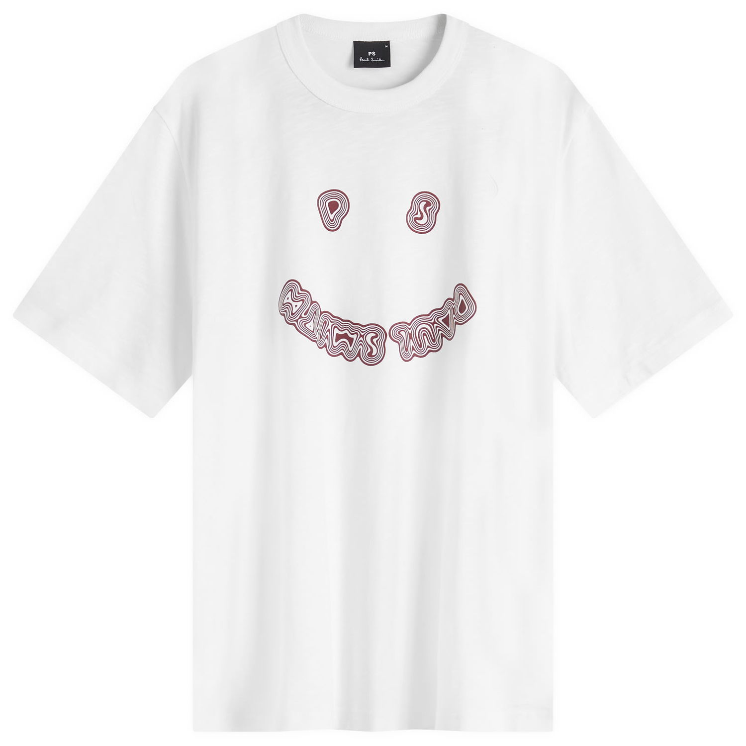 Tričko Paul Smith PS Happy T-Shirt, Size Large, by Paul Smith Biela | M2R-204Z-PP5078-02, 0