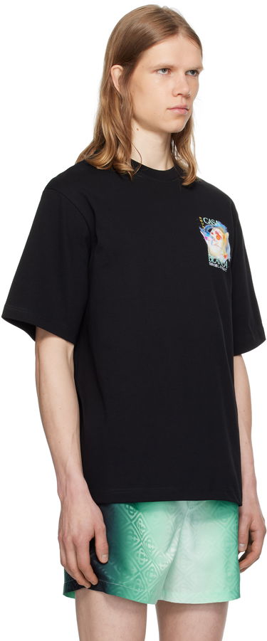 Tričko Casablanca Casablanca Galactic Connection Graphic T-Shirt Čierna | MPF25-JTS-044-05, 1