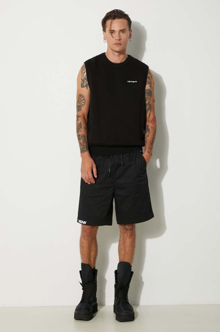 Šortky AAPE by A Bathing Ape AAPE NOW Shorts Čierna | AAPSPMA668XXM, 1