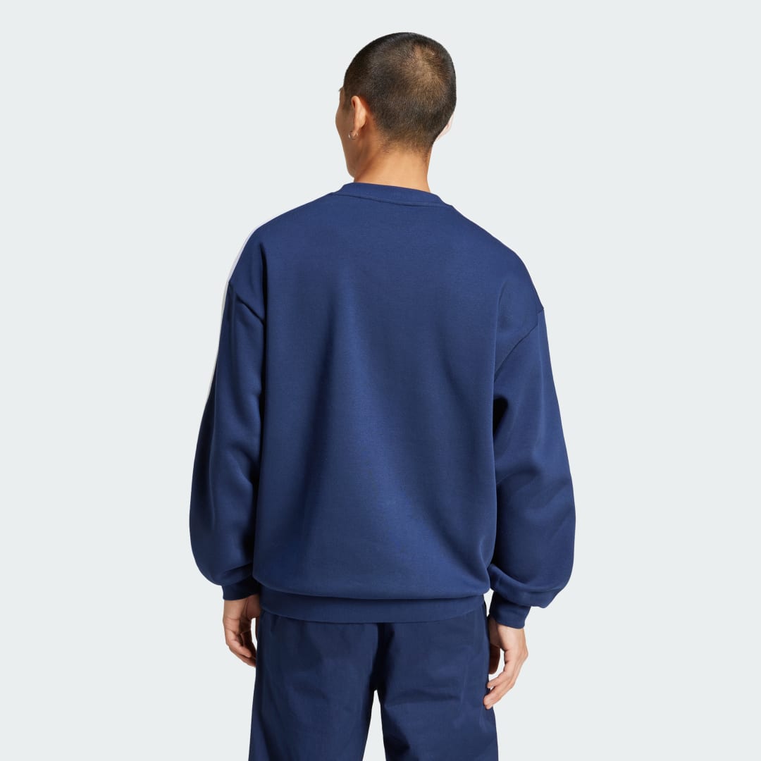 Mikina adidas Performance Oversized Crewneck Sweatshirt Modrá | JP1063, 1