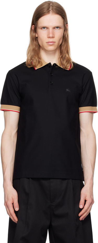 Polo tričko Burberry Burberry Logo Collar Polo Čierna | 8110934, 0