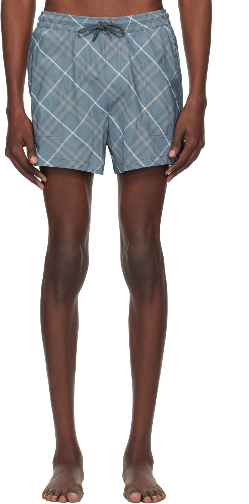 Plavky Burberry Burberry Check Swim Shorts Modrá | 8110726