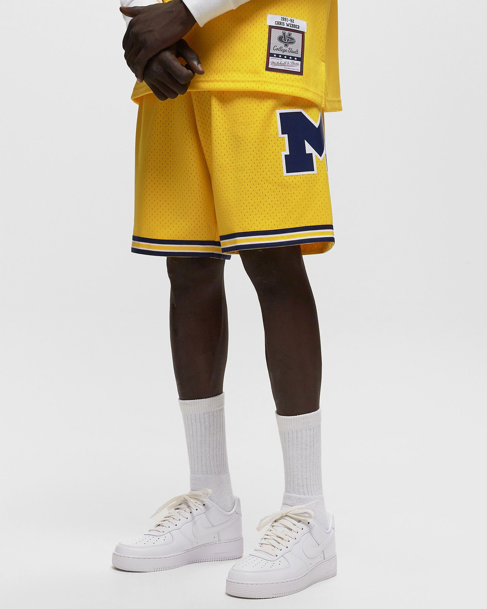 Mitchell & Ness 1991 Michigan Wolverines Swingman Shorts