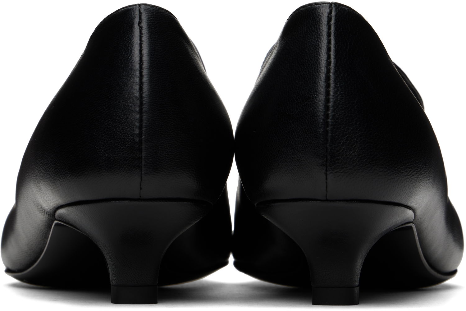 Tenisky a topánky TOTEME Leather Kitten Heel Pumps Čierna | 251-WAS4692-LE0104, 1